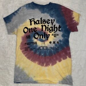 rare halsey one night only boston t-shirt